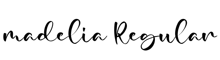 madelia Regular  font caratteri gratis