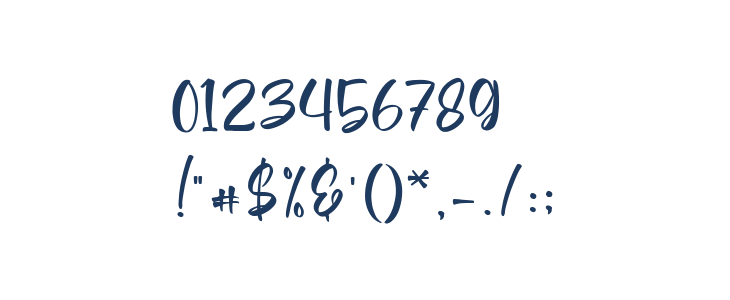 madelia Regular Other Characters