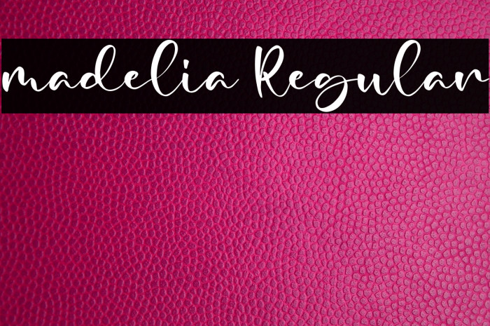 madelia Regular Example 3