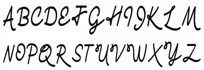 madison-Regular 字体 大写