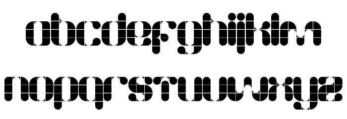 madison ave. Regular Font LOWERCASE