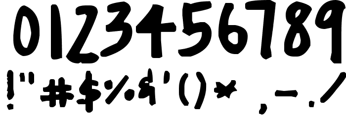 madman Font OTHER CHARS
