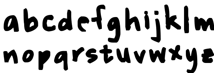 madman Font LOWERCASE