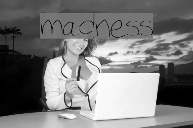 madness Font examples