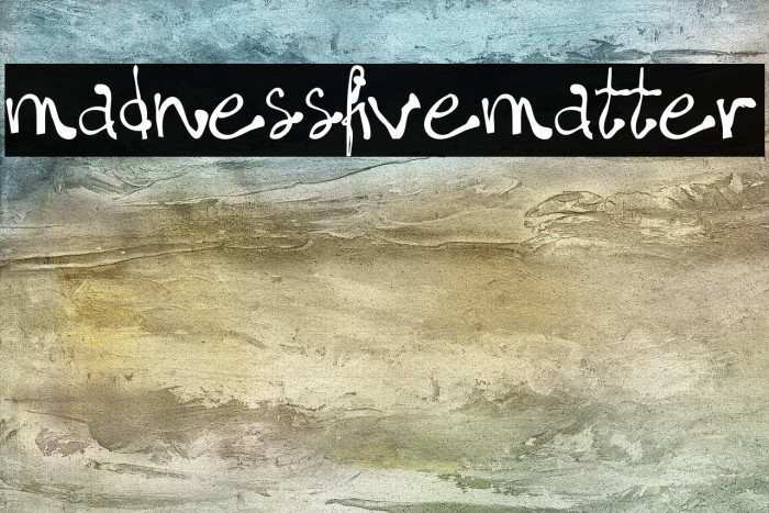 madness=five$matter! Font examples
