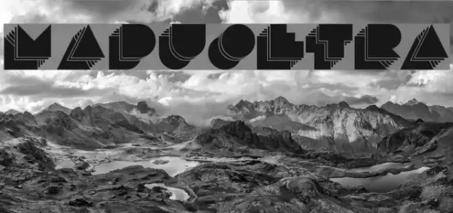 maduoETRA Font examples