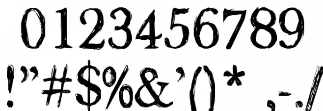 maenan2 Font OTHER CHARS