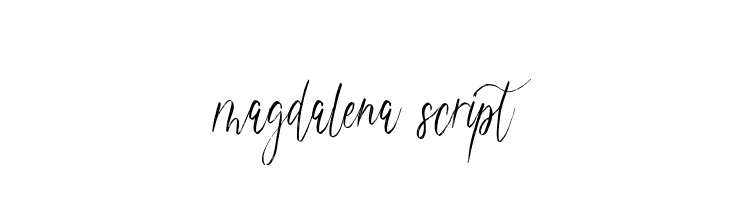 magdalena script  Free Fonts Download