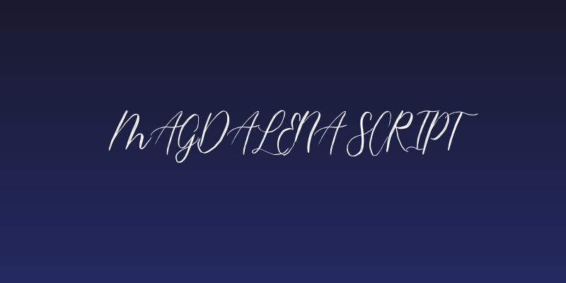 magdalena script Social Header