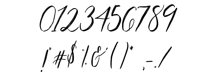 magdalenascript Font OTHER CHARS