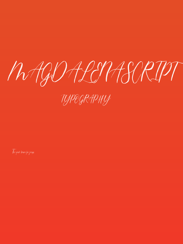 magdalenascript Poster