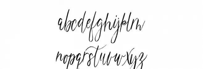 magdalenascript फ़ॉन्ट लोअरकेस