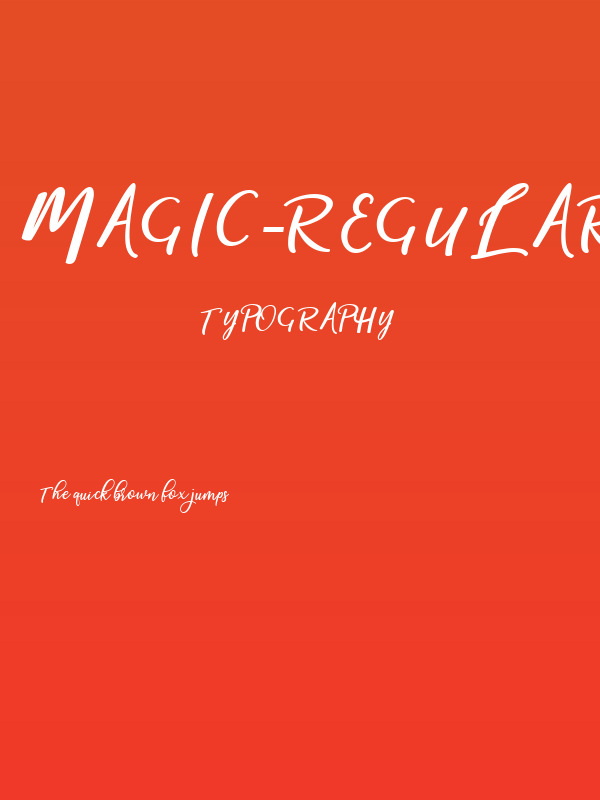 magic-Regular Poster