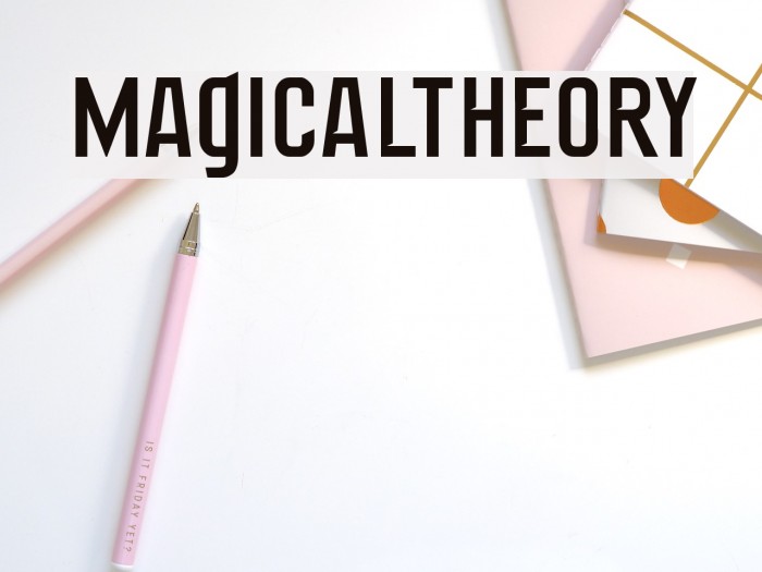magicaltheory Font examples