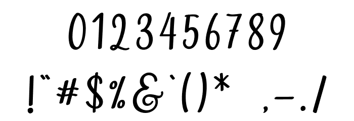 magiclove Font OTHER CHARS