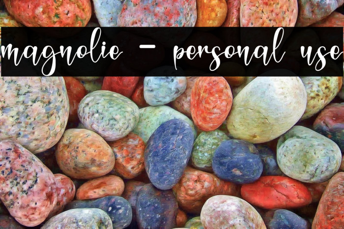 magnolie - personal use Example 2