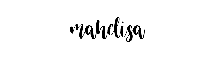 mahelisa  font caratteri gratis