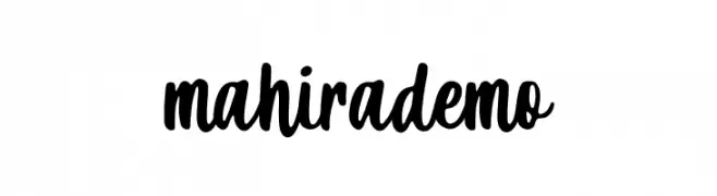 mahira demo  Frei Schriftart Herunterladen