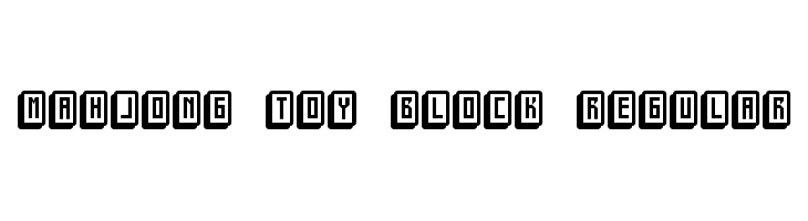 mahjong toy block Regular  Fuentes Gratis Descargar