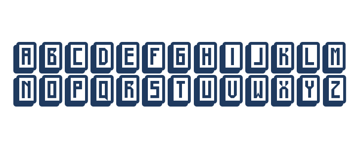 mahjong toy block Regular Lowercase