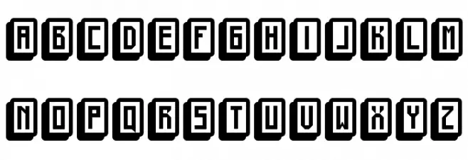 mahjong toy block Regular Fuentes MINÚSCULAS