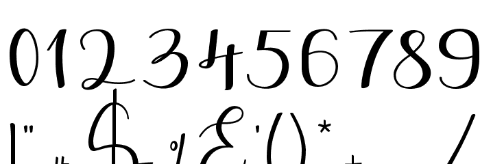 mahligai Regular Font OTHER CHARS