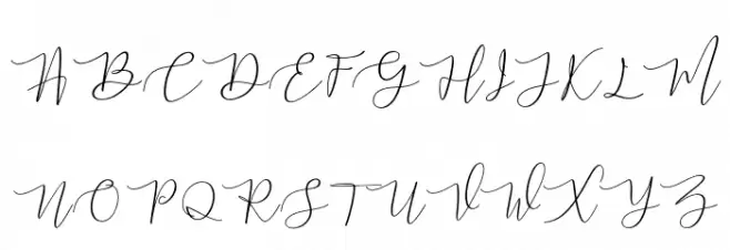 mahligai Font Litere mari