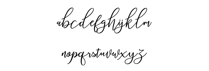 mahligai Font LOWERCASE