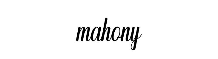 mahony  नि: शुल्क फ़ॉन्ट्स डाउनलोड