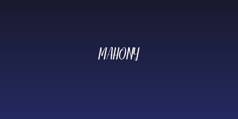 mahony Social Header