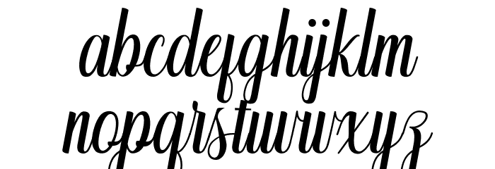 mahony Font LOWERCASE
