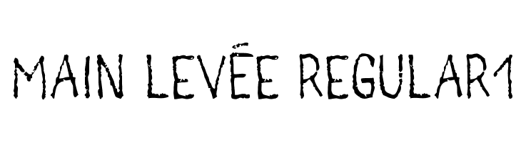 main levée regular1 Font