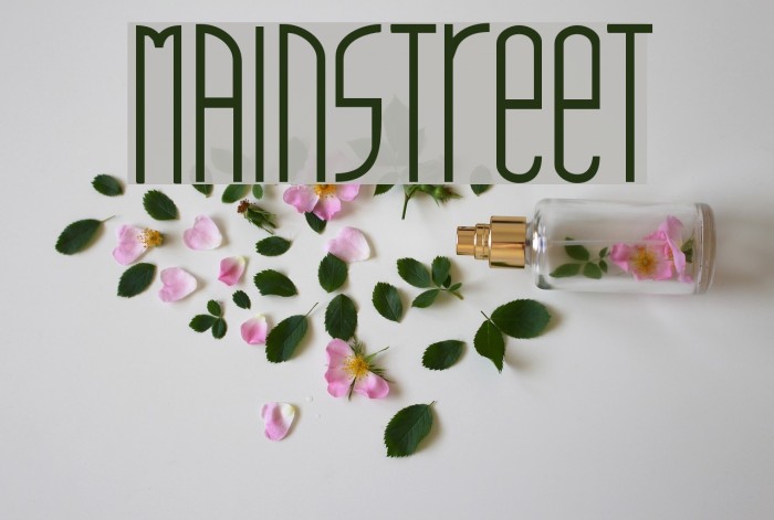 mainstreet Font examples