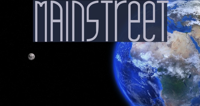 mainstreet Font examples