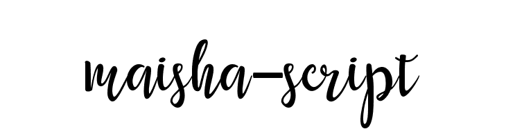 maisha-script  नि: शुल्क फ़ॉन्ट्स डाउनलोड