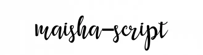 maisha-script  Fuentes Gratis Descargar