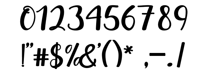 maisha-script Font OTHER CHARS