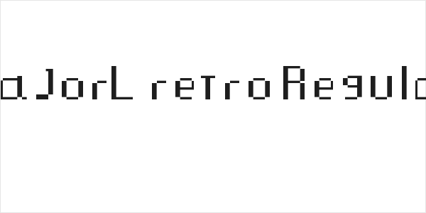 majorL retro Regular Logo