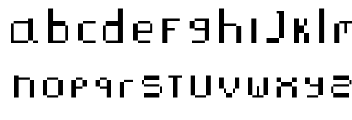 majorL retro Regular Font LOWERCASE