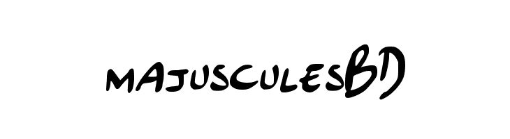 majusculesBD Font