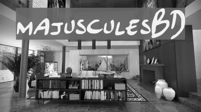 majusculesBD Font examples