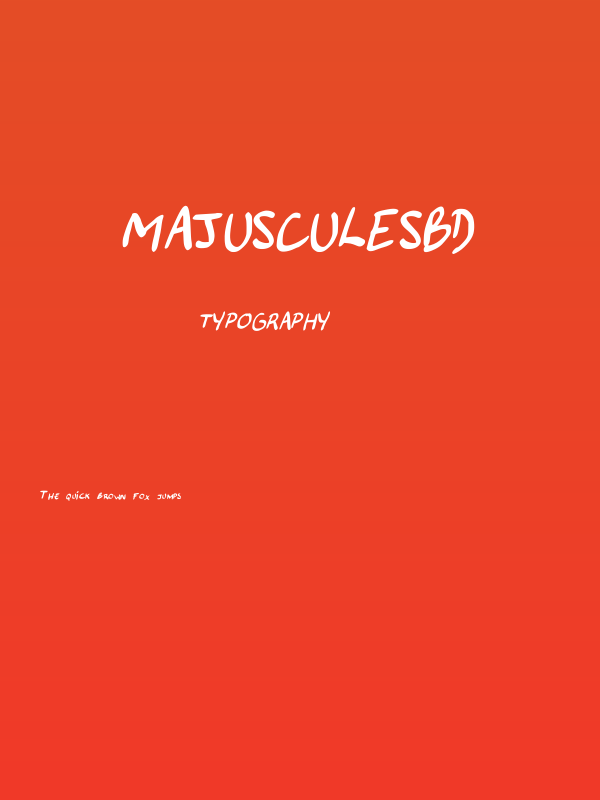 majusculesBD Poster