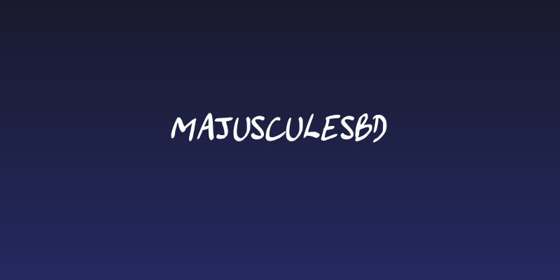 majusculesBD Social Header