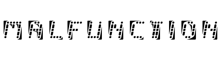malfunction  font caratteri gratis