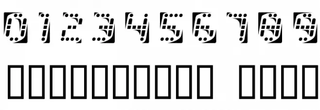 malfunction Font OTHER CHARS