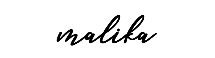 malika  免费字体下载