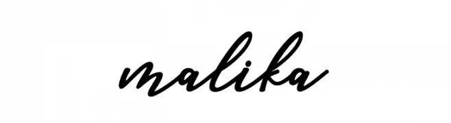 malika  Frei Schriftart Herunterladen