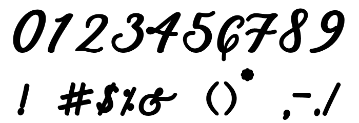malika Font OTHER CHARS