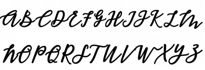 malika Schriftart Groß