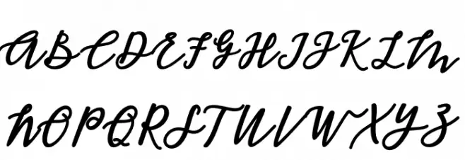 malika Schriftart Groß